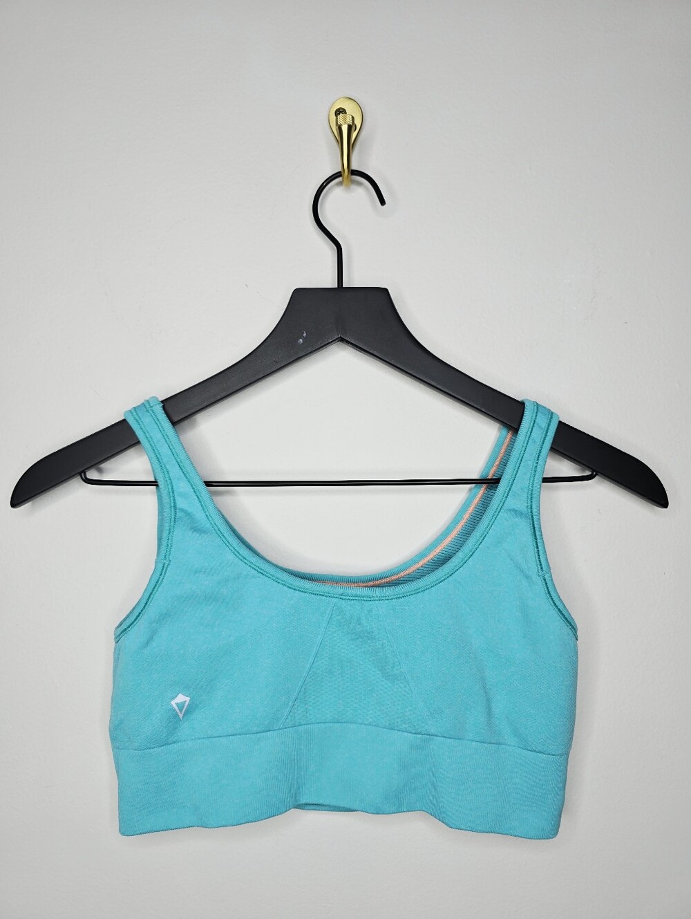 Ivivva by Lululemon Teal Fly Tech Long Line Seamless Sports Bra Size  14 - Picture 3 of 4